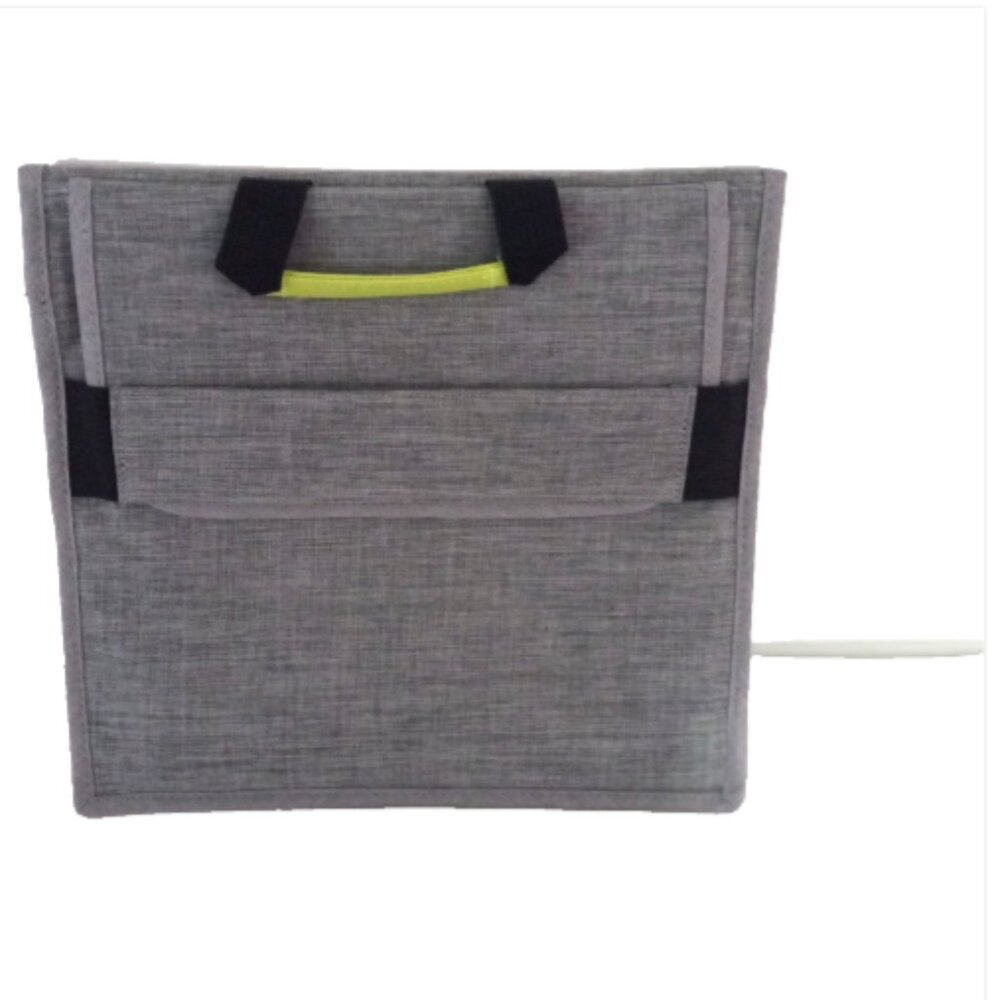 So Mine Travel Organizer Carry Case Ash Gray Lime Tablet Device Bag New NIP - Picture 5 of 12